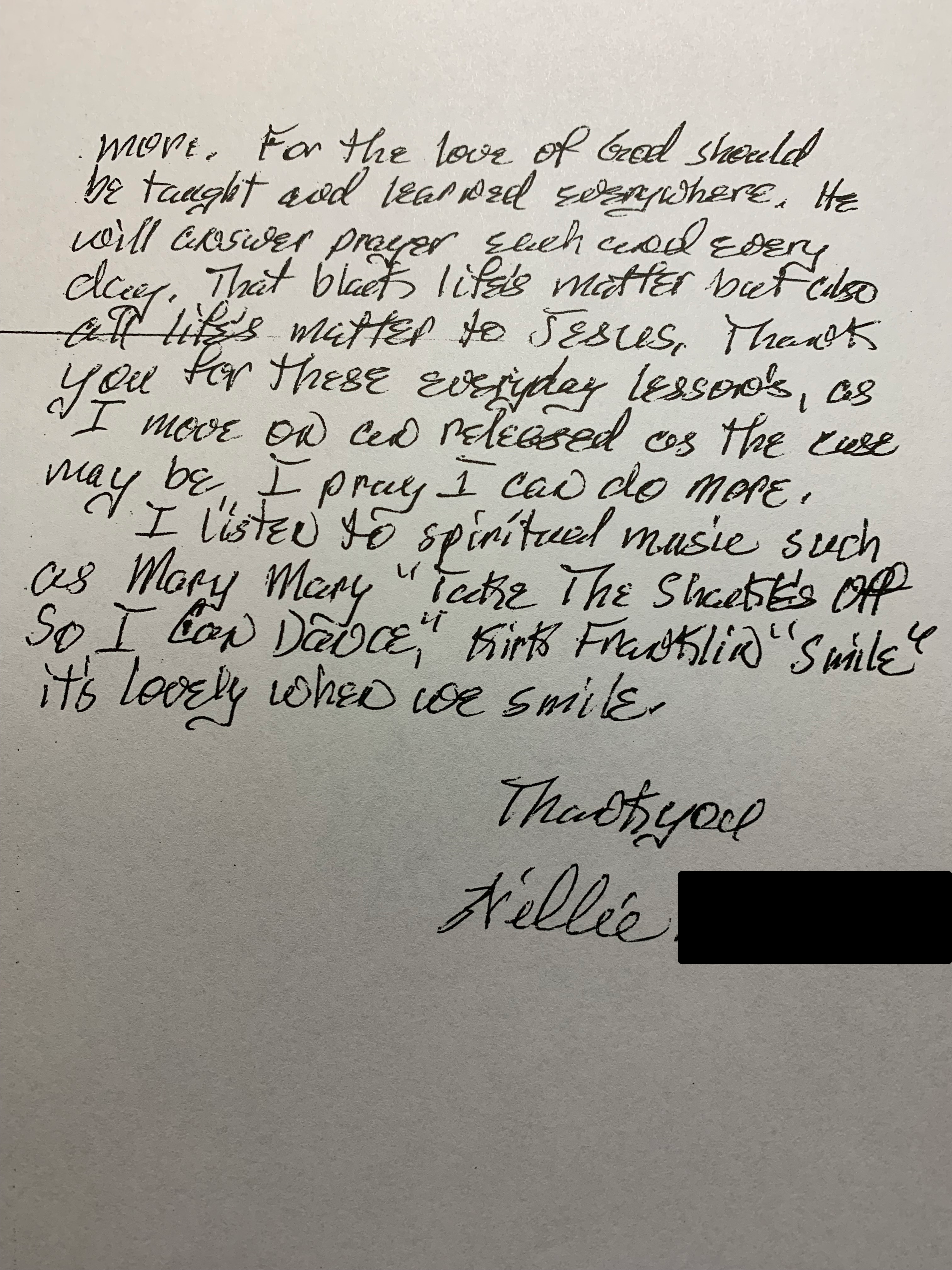 Prison Letter 2.1 Prison Letter 2.1