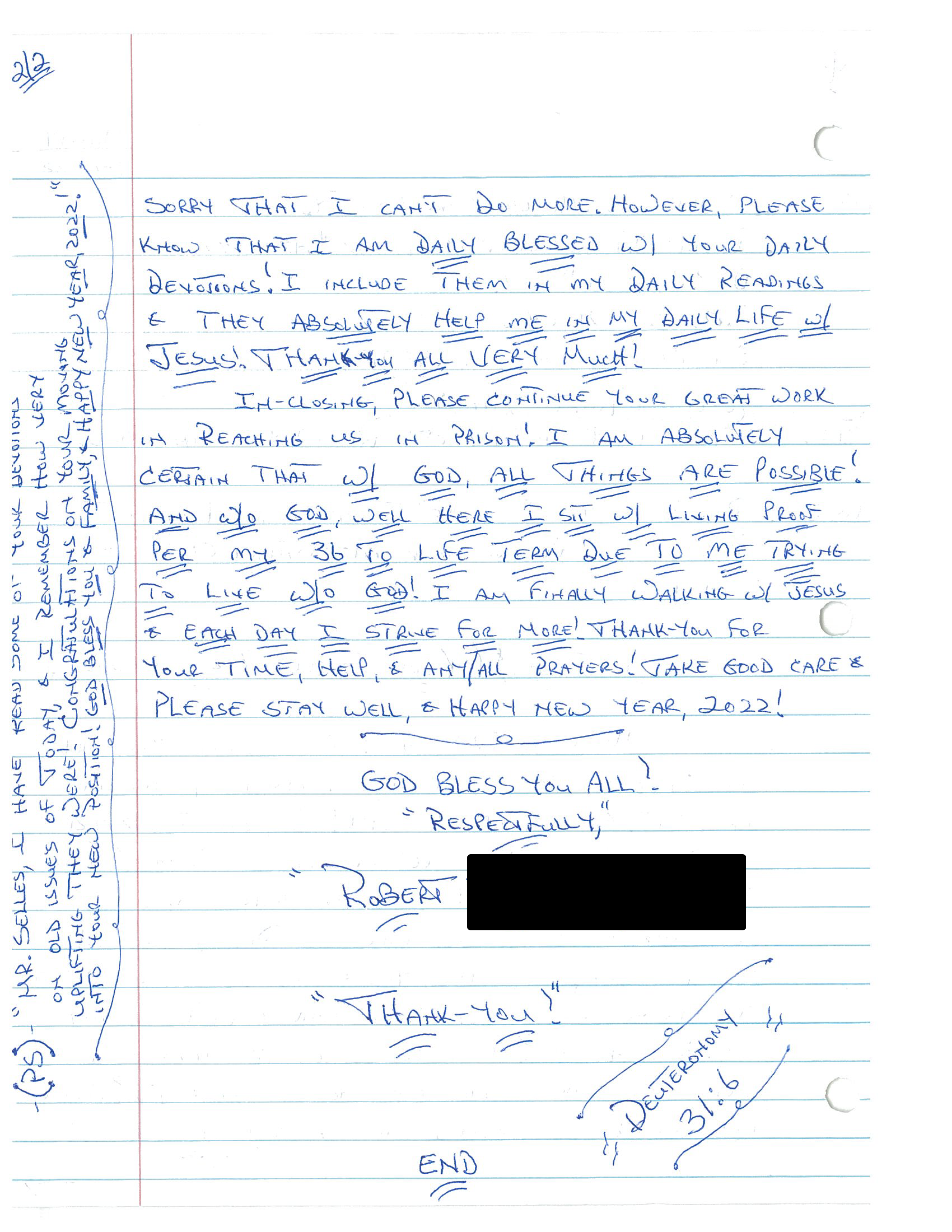 Prison Letter 4.1 Prison Letter 4.1